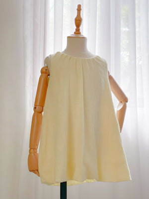 Simone Balloon Dress | Macaroon - image