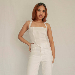 Juliana top in macapuno - image