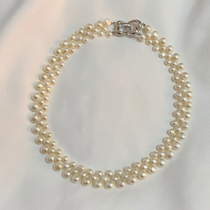 Dainty Freshwater Pearl Necklace - image