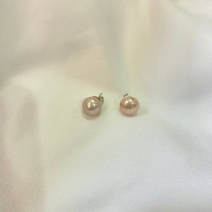 10 mm Freshwater Pearl Stud Earrings - image