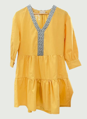 Adella Dress in Canary - image