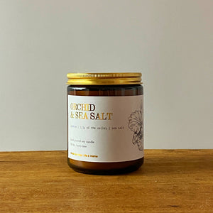 Orchid & Sea Salt Soy Candle - image