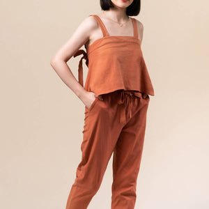 Reversible Tulip Top & High-Waist Trousers - image