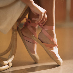 Pink Ballerina Espadrille Sandals - image