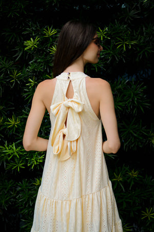 CALYPSO CREME DRESS - image