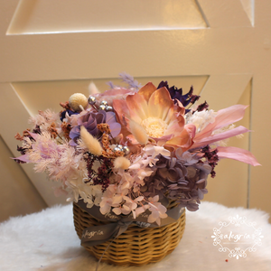 Merry Moments: Blush Flower Basket - image
