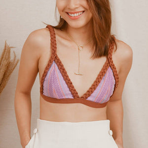 South Swell Swim Top Lavender - image