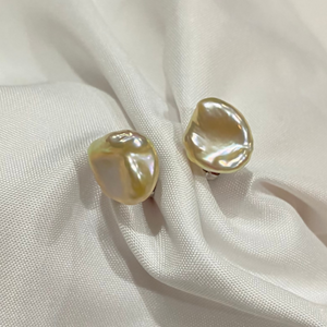 Keshi Freshwater Pearl Earrings - image